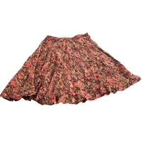 Coldwater Creek reversible skirt size PXL. Abstract prints. Midi.